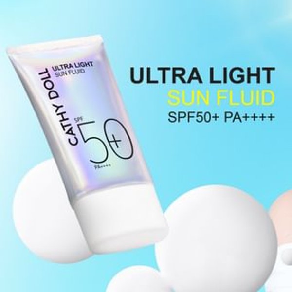 Cathy Doll - Ultra Light Sun Fluid SPF 50+ PA++++ Mini 15ml