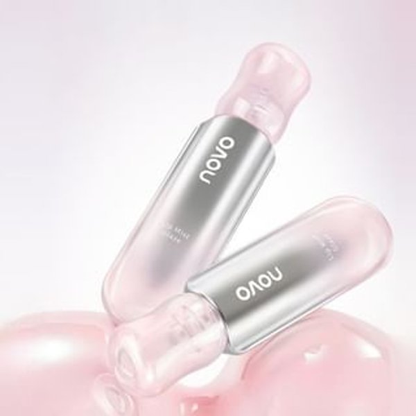 NOVO - Light Nude Watery Mist Lip Gloss - 6 Colors 01# Milk Apricot - 2g