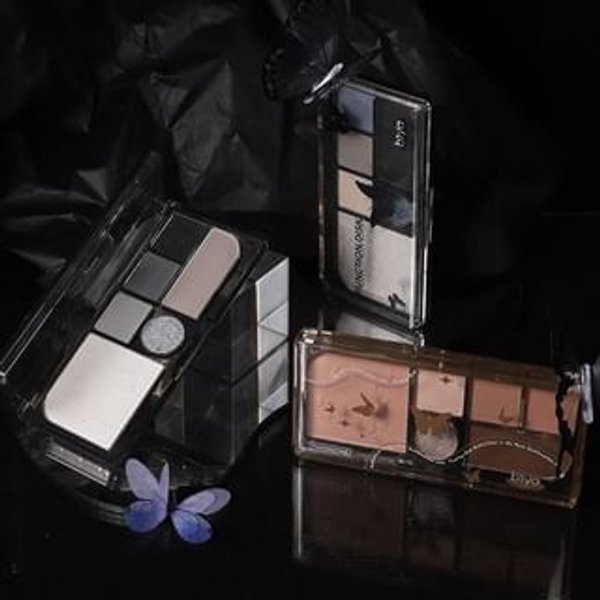 biya - Dark Night Butterfly Eyeshadow Palette - 4 Types 102# Butterflies Night Elvest - 7.05g