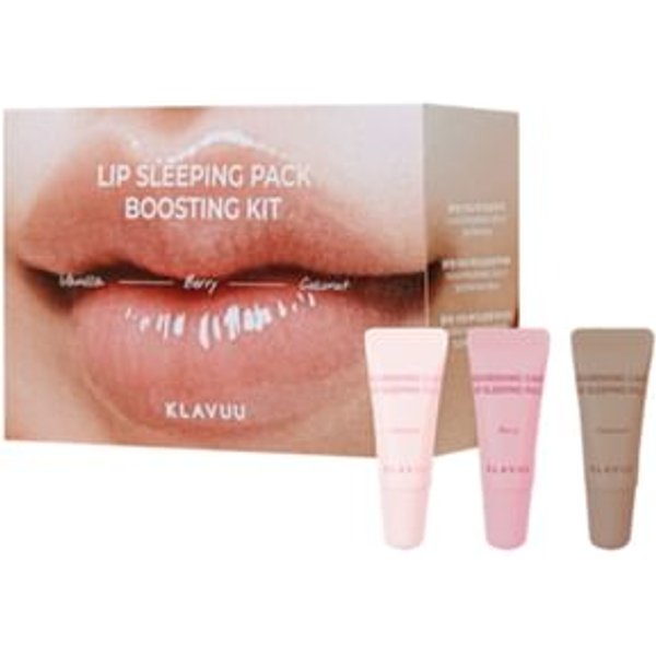 KLAVUU - Lip Sleeping Pack Boosting Kit - Coffret de masques lèvres nourrissants