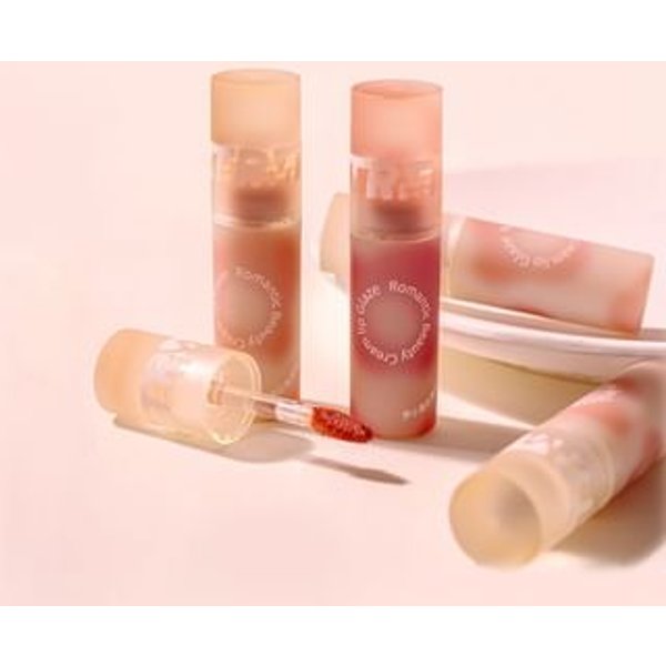 ROMANTIC BEAUTY - Spring & Summer Cream Lip Mud - 8 Colors #S12 Peach Apricot - 3g