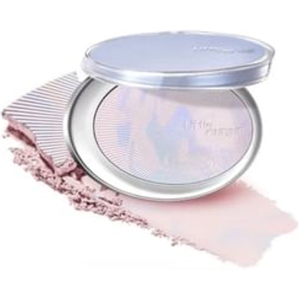 LITTLE ONDINE - Moonlight Stone Flawless Oil-control Pressed Powder - 2 Colors #P01 Glow Transparent Pink - 8.5g