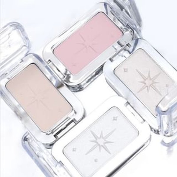 biya - Starlight Matte And Pearlescent Highlighter - 3 Types 202# Silver - 6.5g