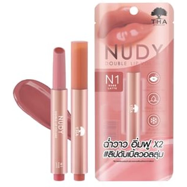 THA - Nudy Double Lip Volume N1 Rose Latte