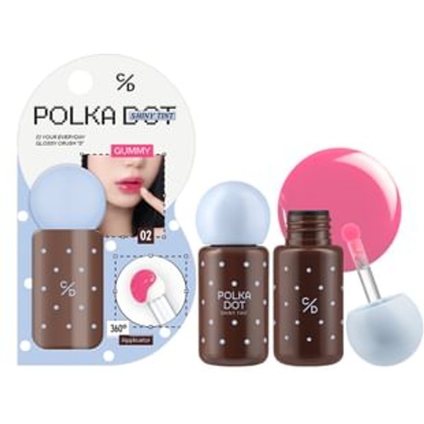 Cathy Doll - Polka Dot Shiny Tint 02 Gummy