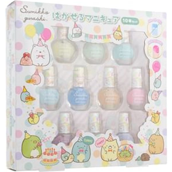 RACE - San-X Sumikko Gurashi Peelable Nail Polish Set 10 pcs