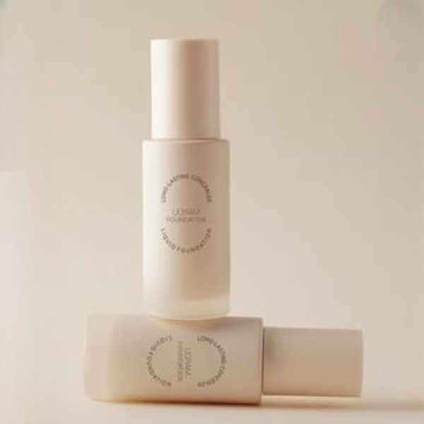UORAM - Long-Lasting Concealer Liquid Foundation - 2 Shades 2# Natural - 30ml