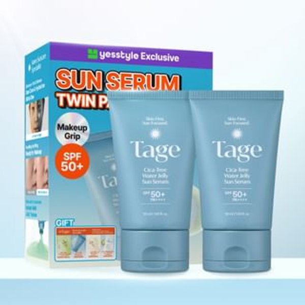 Tage - YesStyle Exclusive Cica-Tree Water Jelly Sun Serum Twin Pack - Sonnenserum (Doppelpack)