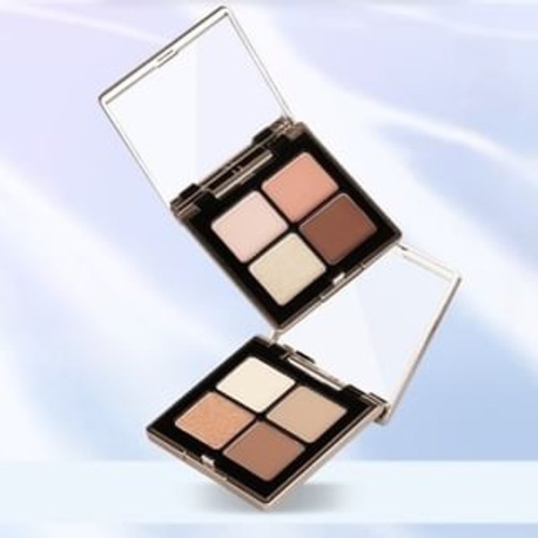 ORIGINAL ARTIST - City Monologue Quad Eyeshadow - 2 Types 02# Pink Brown - 6.6g