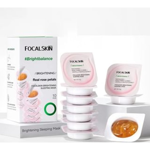 FOCALSKIN - Brightening Sleeping Mask Set #Sleeping Mask - 4.5g*10pcs