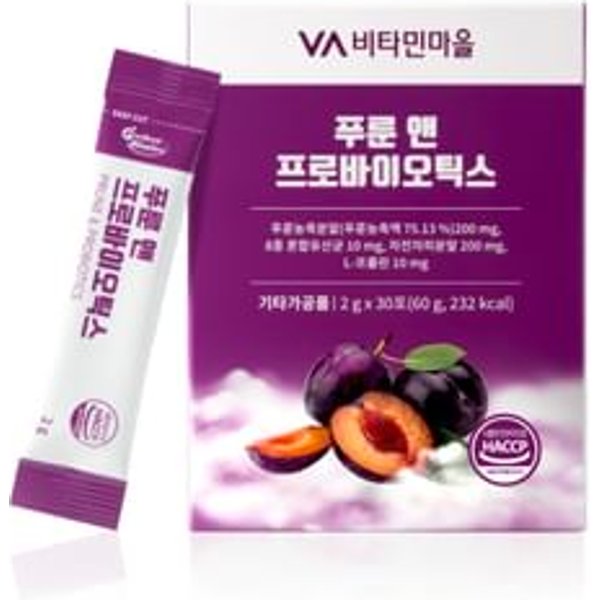 Prune & Probiotics 2025 Fall Version - 2g x 30 sticks