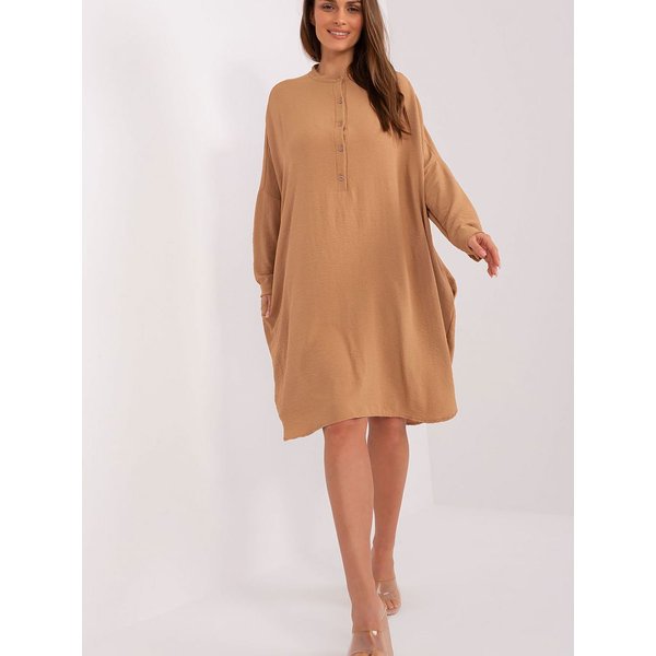 Daydress model 187455 Italy Moda - ONE-SIZE-FITS-ALL - Brown