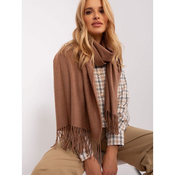 Shawl model 187605 AT - ONE-SIZE-FITS-ALL - Brown