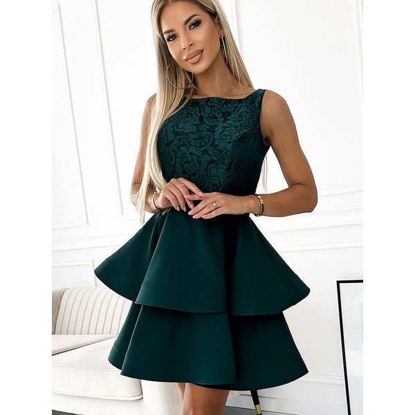 Evening dress model 188123 Numoco - L - Green