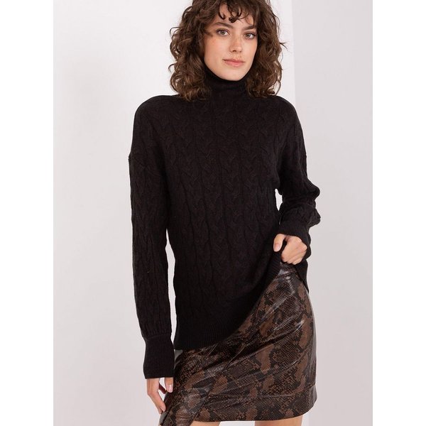 Turtleneck model 188312 AT - ONE-SIZE-FITS-ALL - Black