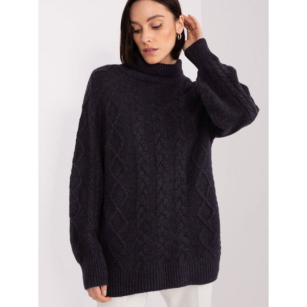 Turtleneck model 189219 AT - ONE-SIZE-FITS-ALL - Black