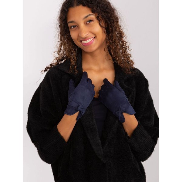 Gloves model 191352 AT - S/M - Navy blue