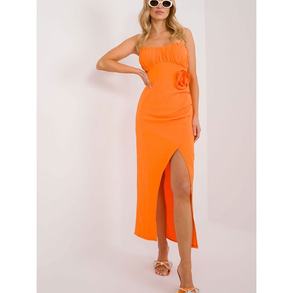 Cocktail dress model 195944 Italy Moda - ONE-SIZE-FITS-ALL - Orange