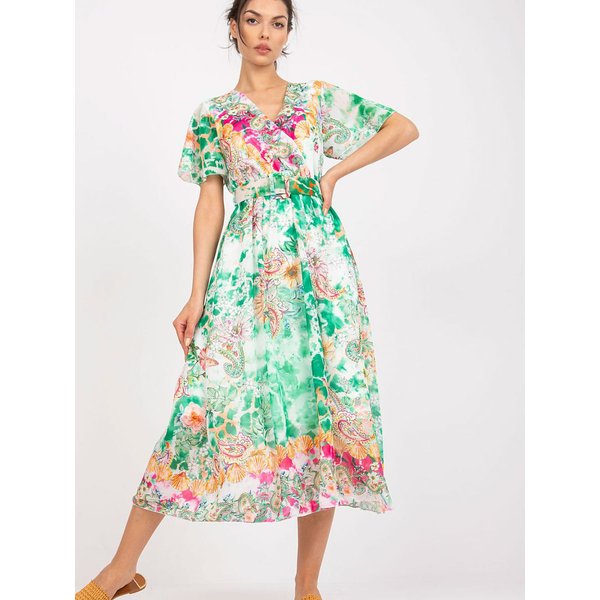 Daydress model 196202 Italy Moda - ONE-SIZE-FITS-ALL - Green