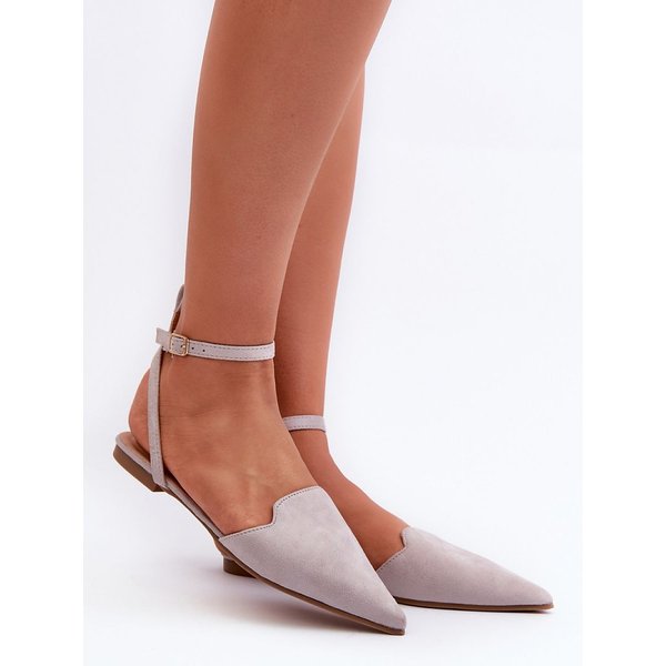 Ballet flats model 198701 Step in style - 38 - Grey