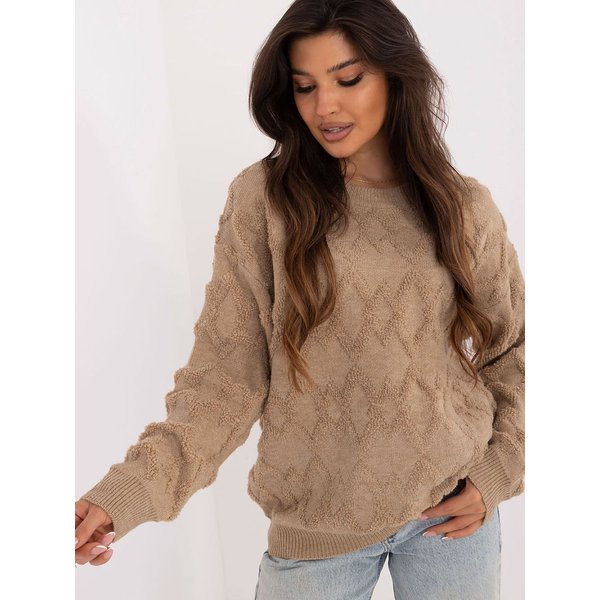 Jumper model 199425 AT - ONE-SIZE-FITS-ALL - Beige