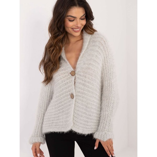 Cardigan model 201362 Och Bella - ONE-SIZE-FITS-ALL - Grey