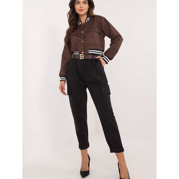 Women trousers model 202305 Och Bella - ONE-SIZE-FITS-ALL - Black