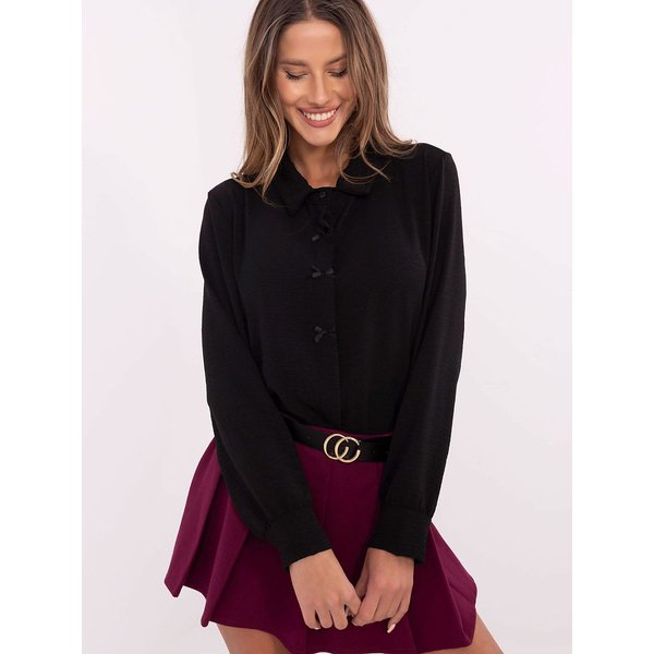 Long sleeve shirt model 203945 Italy Moda - ONE-SIZE-FITS-ALL - Black