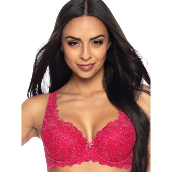 Padded bra model 204107 Mat - 65F - Red