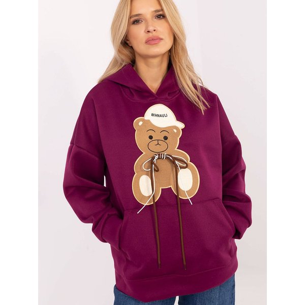 Sweatshirt model 204378 Italy Moda - ONE-SIZE-FITS-ALL - Violet