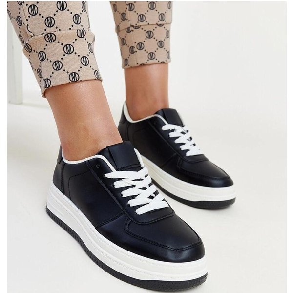 Platform sneakers model 207402 Solea - 38 - Black