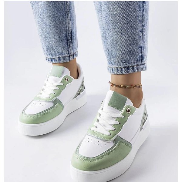 Platform sneakers model 207887 Solea - 39 - Green
