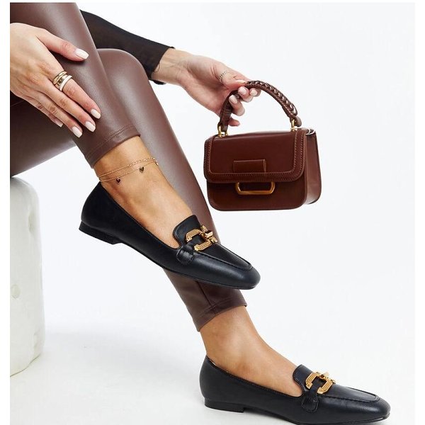 Mocassin model 207913 Solea - 38 - Black