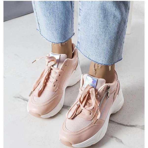 Wedge sneakers model 207990 Solea - 40 - Pink