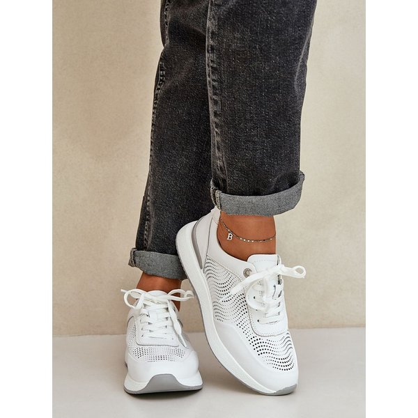 Platform sneakers model 209059 Step in style - 37 - White