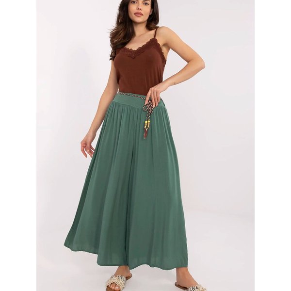 Women trousers model 210670 Och Bella - L - Green