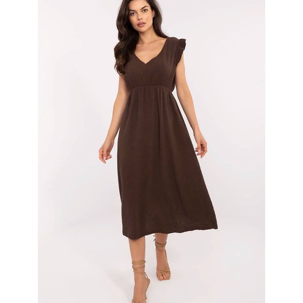 Daydress model 213555 Italy Moda - ONE-SIZE-FITS-ALL - Brown