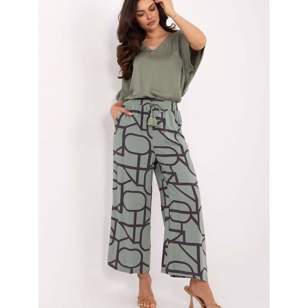 Women trousers model 215118 Sublevel - M - Green