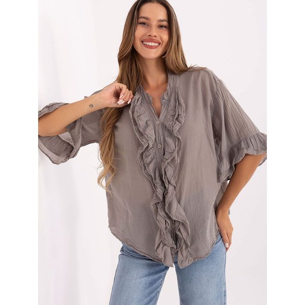 Shirt model 215813 Italy Moda - ONE-SIZE-FITS-ALL - Beige