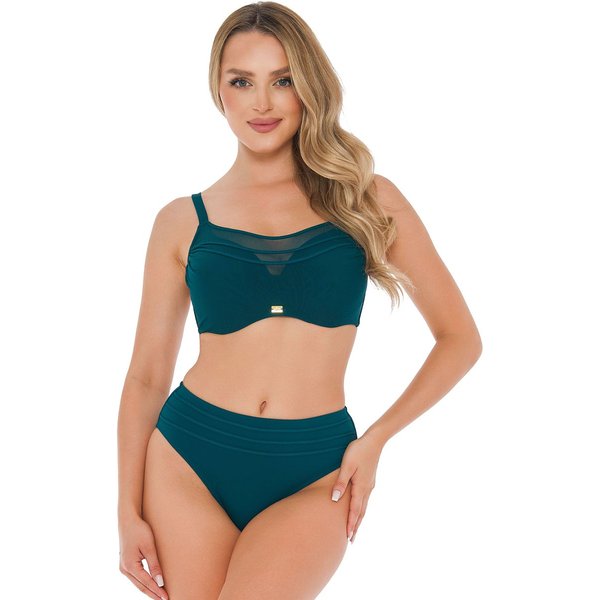 Swimsuit two piece model 215840 Barontex - 44F - Green