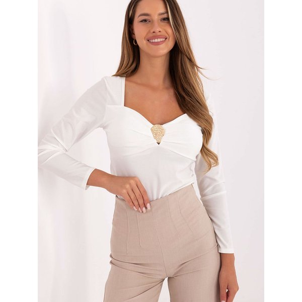 Blouse model 217013 Italy Moda - ONE-SIZE-FITS-ALL - White