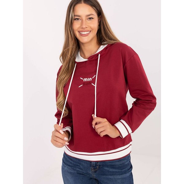 Sweatshirt model 217026 Relevance - ONE-SIZE-FITS-ALL - Red