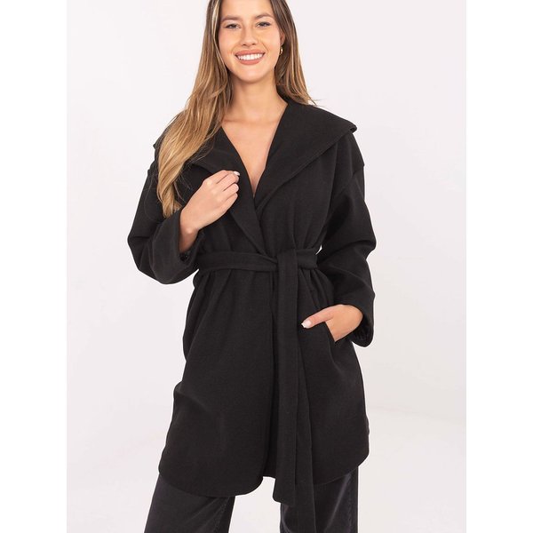 Coat model 217251 Rue Paris - ONE-SIZE-FITS-ALL - Black