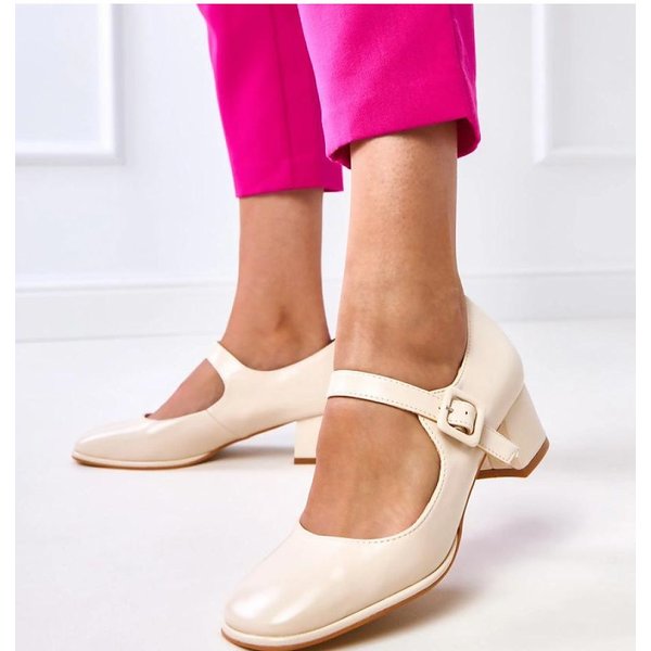 Heel pumps model 218159 Solea - 39 - Beige