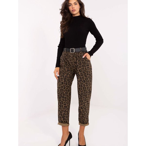 Women trousers model 218431 Italy Moda - ONE-SIZE-FITS-ALL - Green