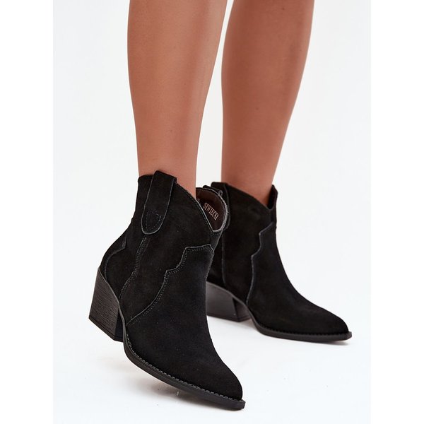 Heel boots model 219125 Step in style - 38 - Black