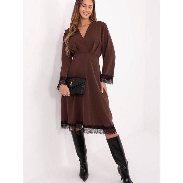 Cocktail dress model 220303 Italy Moda - ONE-SIZE-FITS-ALL - Brown