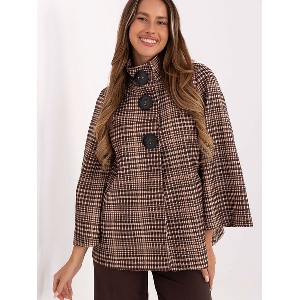 Coat model 220320 Italy Moda - ONE-SIZE-FITS-ALL - Brown