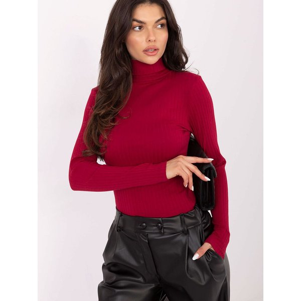 Turtleneck model 220869 Rue Paris - S/M - Red