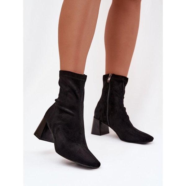 Heel boots model 221123 Step in style - 38 - Black